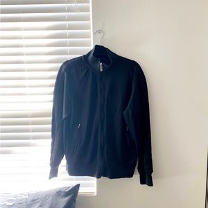 Mens Nike Black Zip Up Sweater